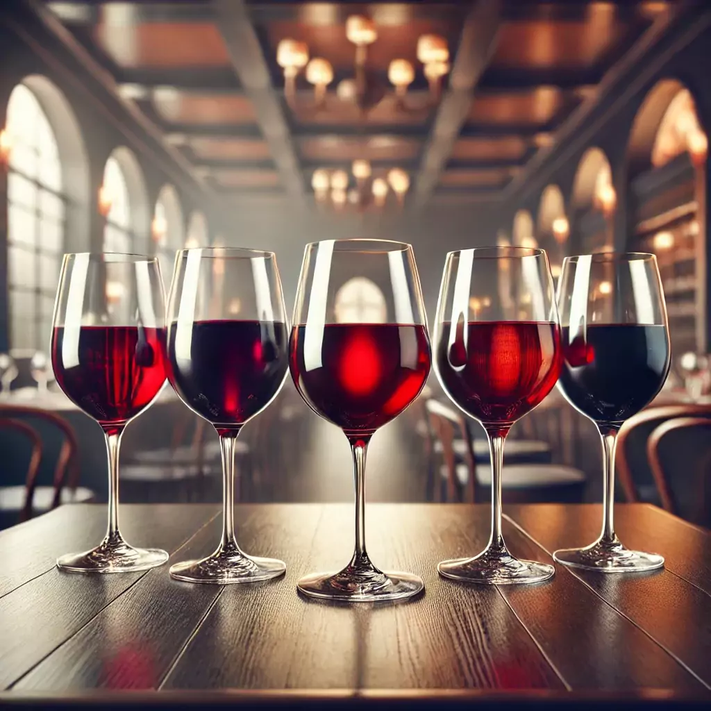 tipos de vino tinto, types of red wine