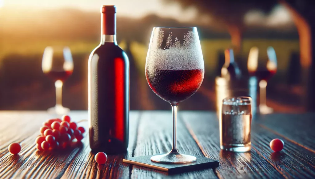 temperatura ideal del vino tinto