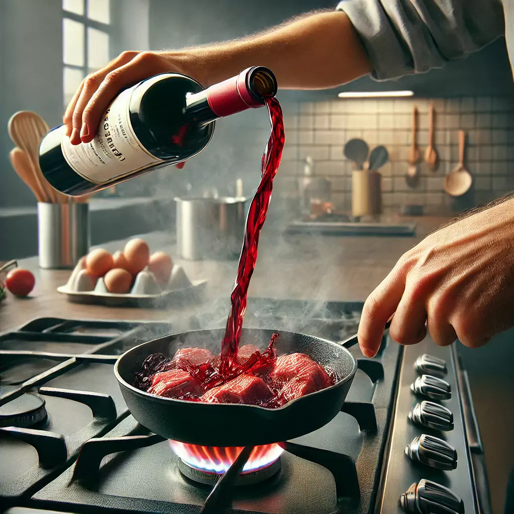 Vino tinto para cocinar, Red Wine for Cooking