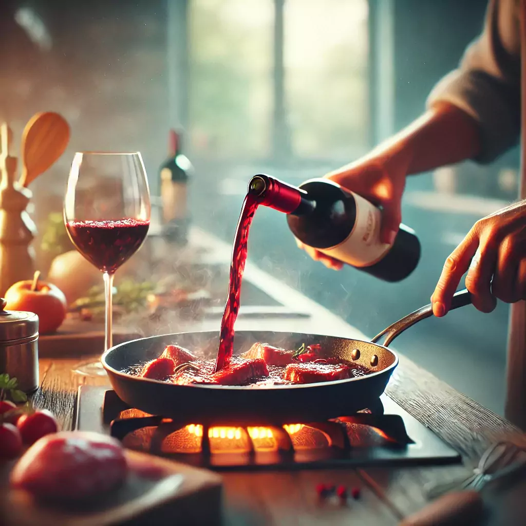 Vino tinto para cocinar, Red Wine for Cooking