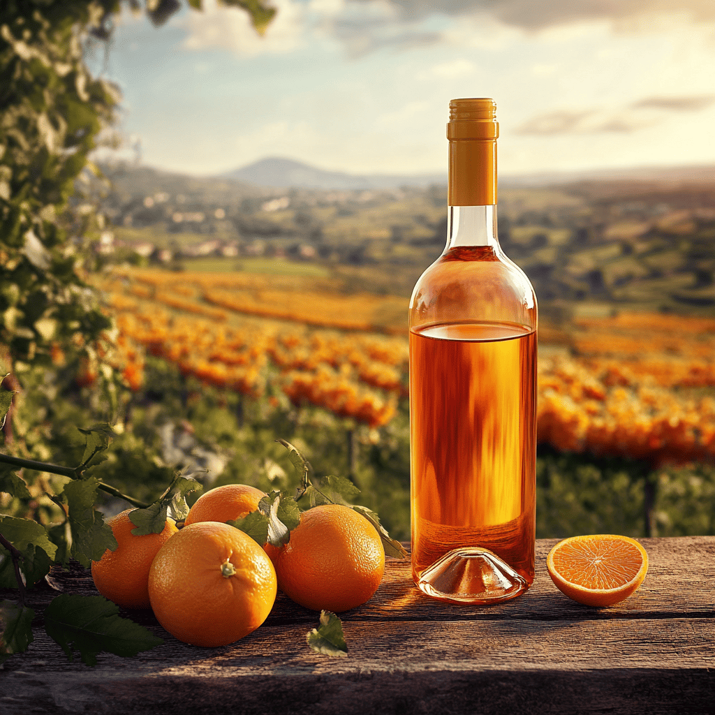 vino de naranja